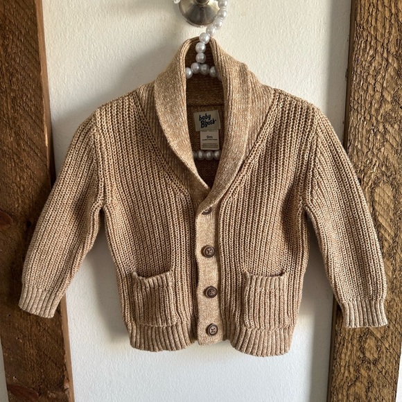 New Oshkosh B'gosh Baby Boys Chunky Knit Button-Front Cardigan Size 9 Months - Picture 7 of 16